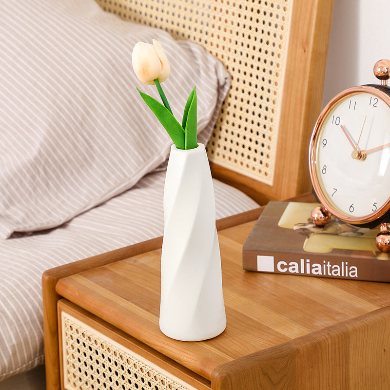 European style vase decoration living room flower arrangement American dining table modern light luxury home TV cabinet dried flower soft decoration