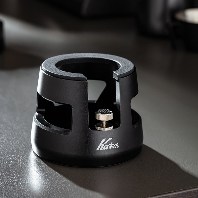 Coffee maker filling base, coffee press base, metal cloth powderer, coffee machine handle holder, 58mm coffee set