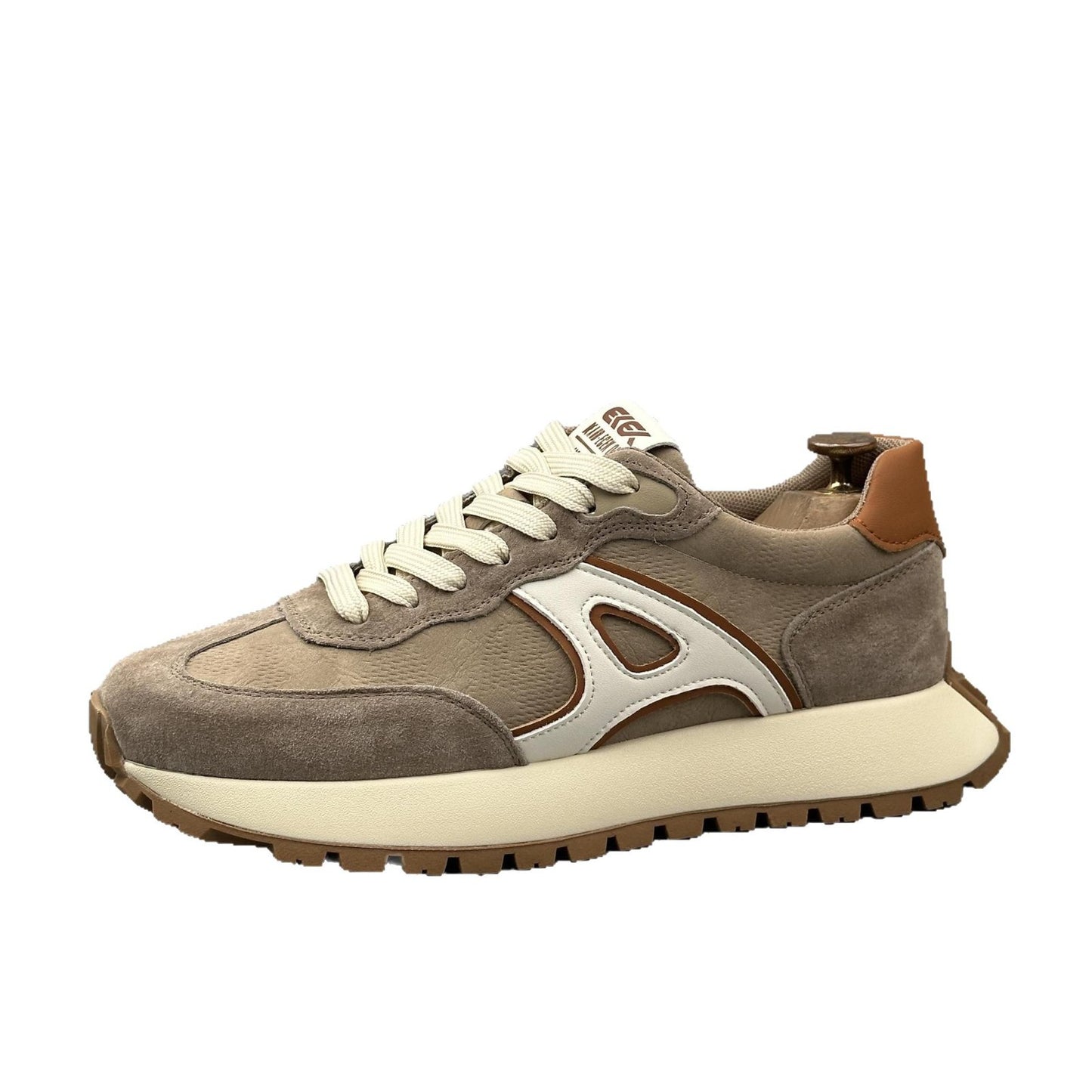 Men's Shoes 2025 Spring New Men's Platform Shoes, Casual Shoes, Trendy Shoes, Men's Strappy Sneakers, Low-top Sneakers, Korean Version