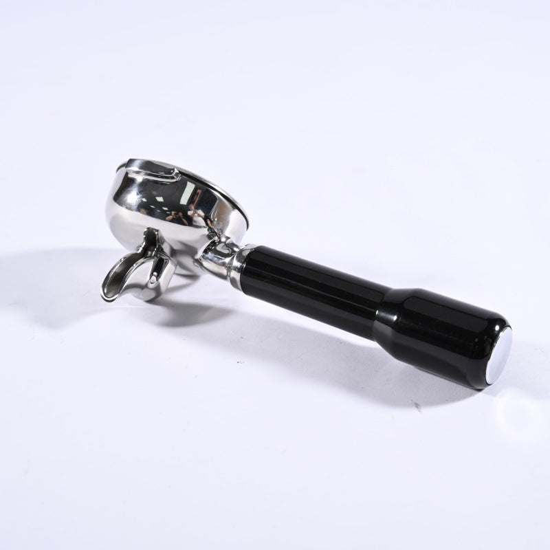 Stainless Steel Amphora 58mm Handle Double Spout Split E61 Universal Solid Wood Espresso Machine Handle