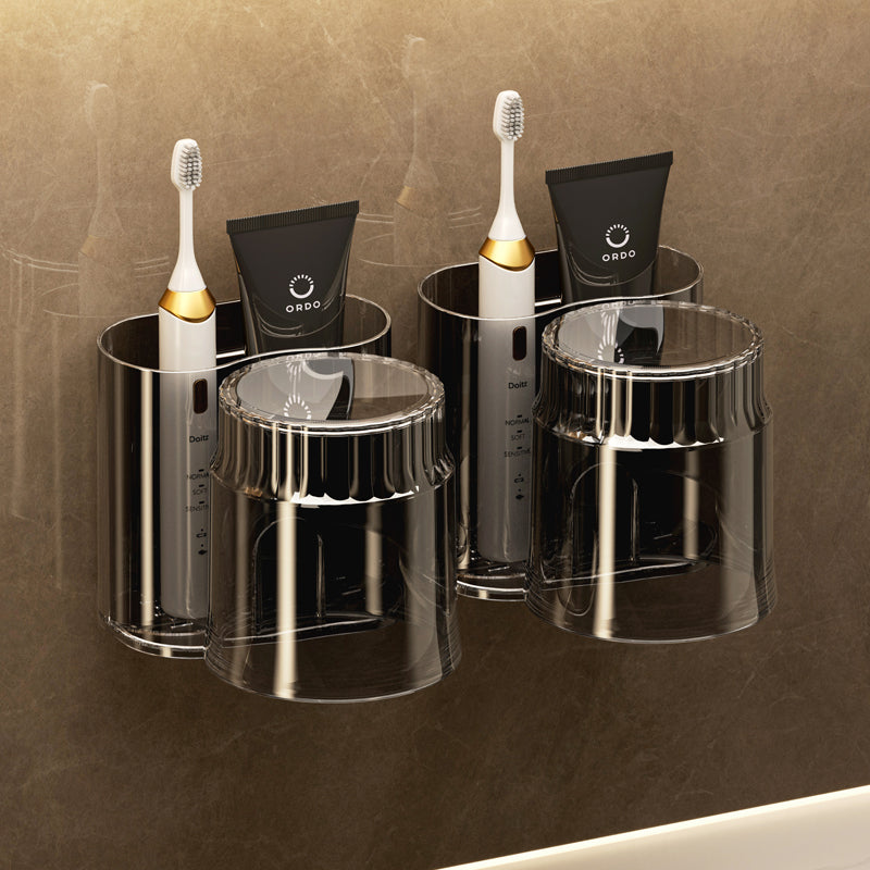 Bathroom toothbrush, toothpaste shelf, non-perforated, wall-mounted toothbrush cup, mouthwash cup, electric toothbrush storage hanger