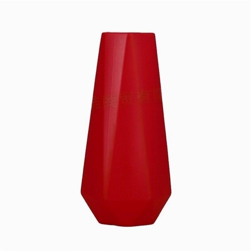 Wholesale flower arrangement, creative ornaments, interior home decorations, flowers, Nordic style imitation ceramics, plastic vases, hydroponic bottles