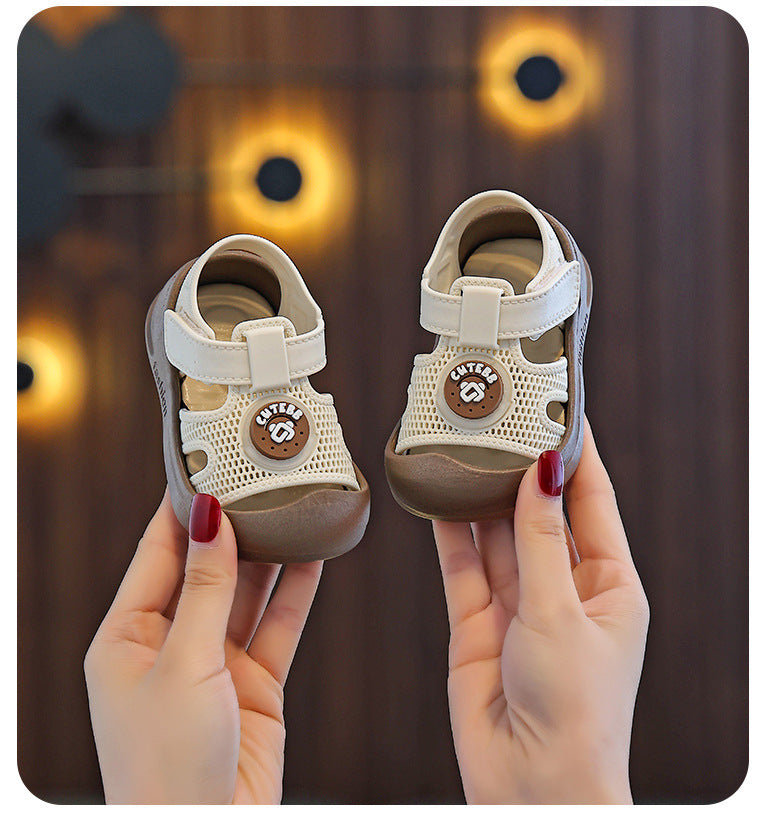 Toddler shoes girls' baby sandals summer baby shoes boys' soft-soled sandals are non-slip and wear-resistant