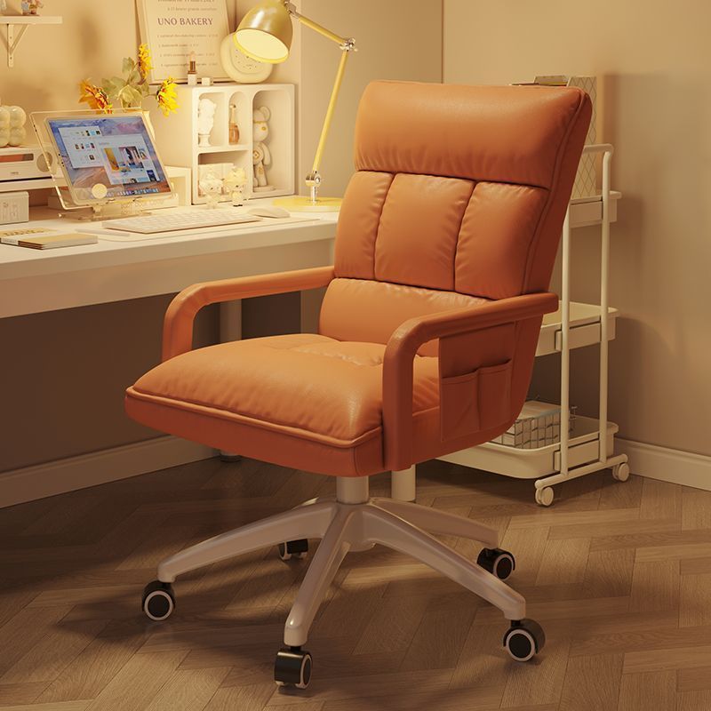 Simple computer chair, girls' bedroom, studying, sitting, high back, desk, chair, home office, reclining chair, lunch break, recliner