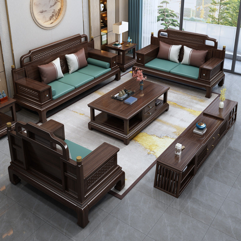 Wooden sofa