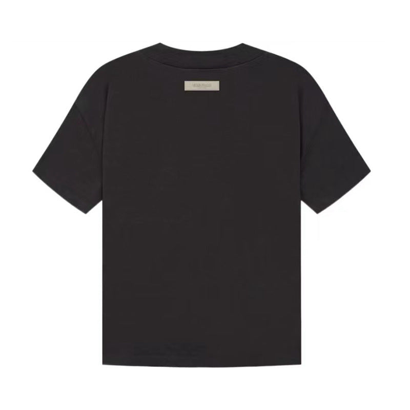 1977 Iron Black Essentials Short Sleeve Men's T-Shirt Trendy Brand Fog High Street 2022 Spring Summer Ningbo Quality Original Factory