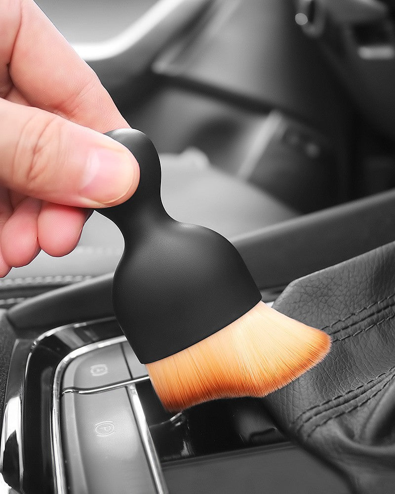 Car interior crevice brushes, short soft bristles, air conditioning outlets, dust removal cleaning brushes, makeup and beauty brushes, cross-border wholesale