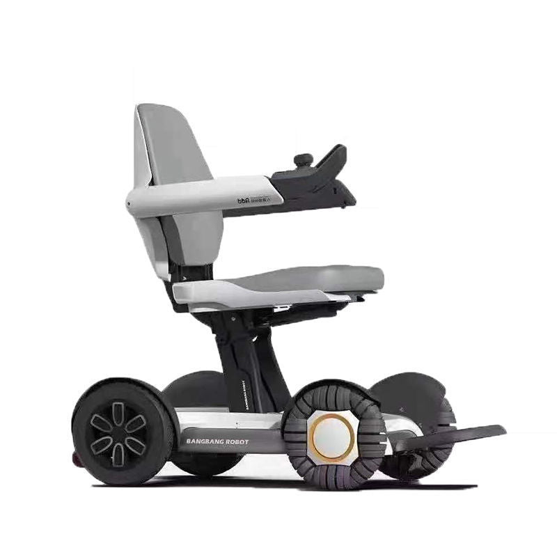Intelligent scooter for the elderly, four-wheel electric wheelchair, home for the disabled, and the elderly power-assisted battery car is fully automatic folding