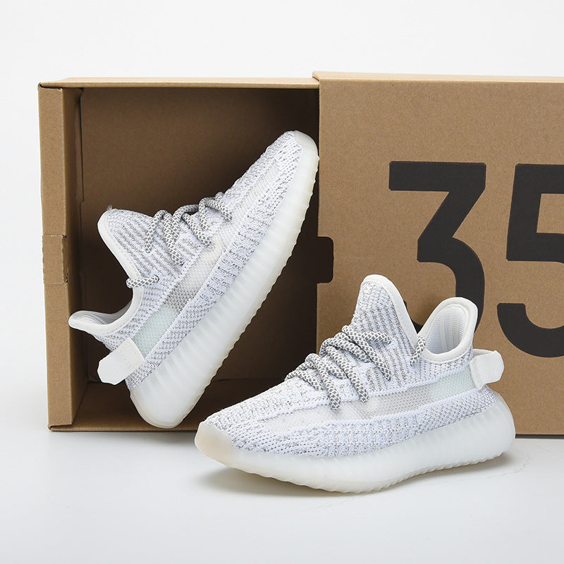 Children's coconut shoes, baby's breath, Putian summer mesh boys, 350 children's shoes, women's real explosive soft-soled running sneakers