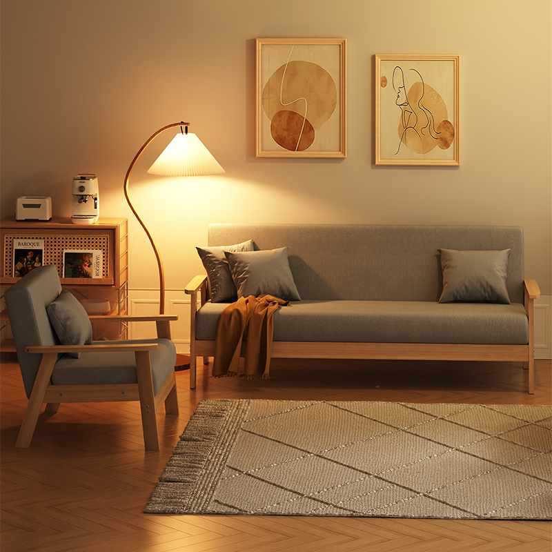 Japanese solid wood sofa