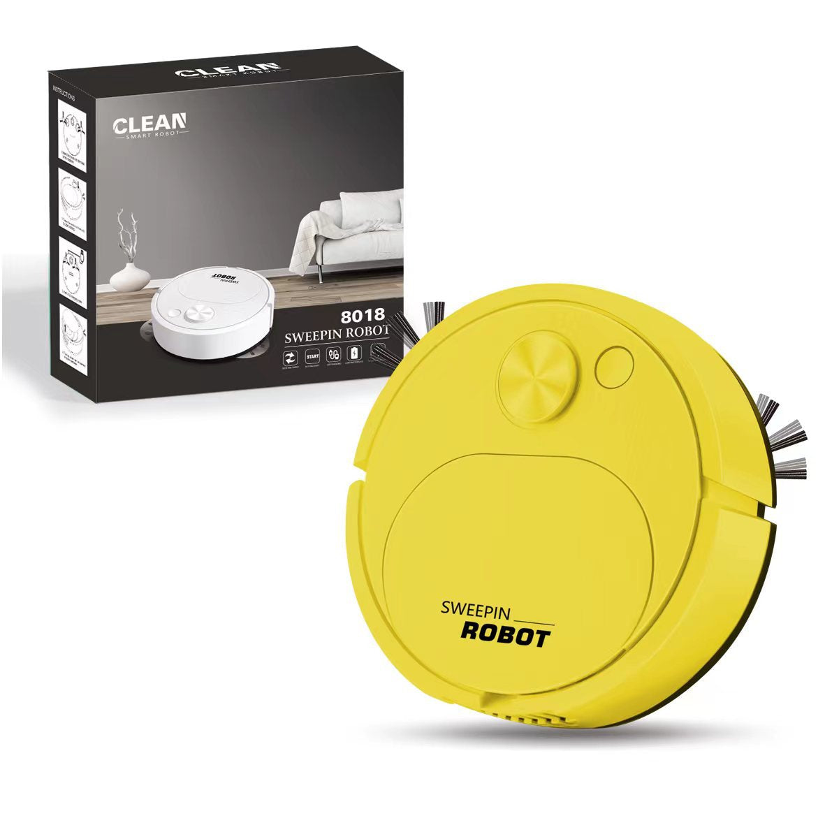 Sweeping Robot Automatic Household Mini Cleaning Machine USB Charging Smart Vacuum Cleaner Gift Wholesale