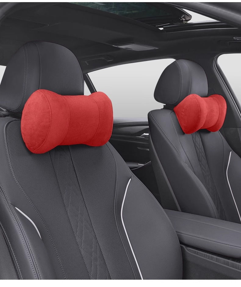 Car headrest, car pillow, car neck pillow, car seat pillow, car supplies, artifacts, a pair of plush
