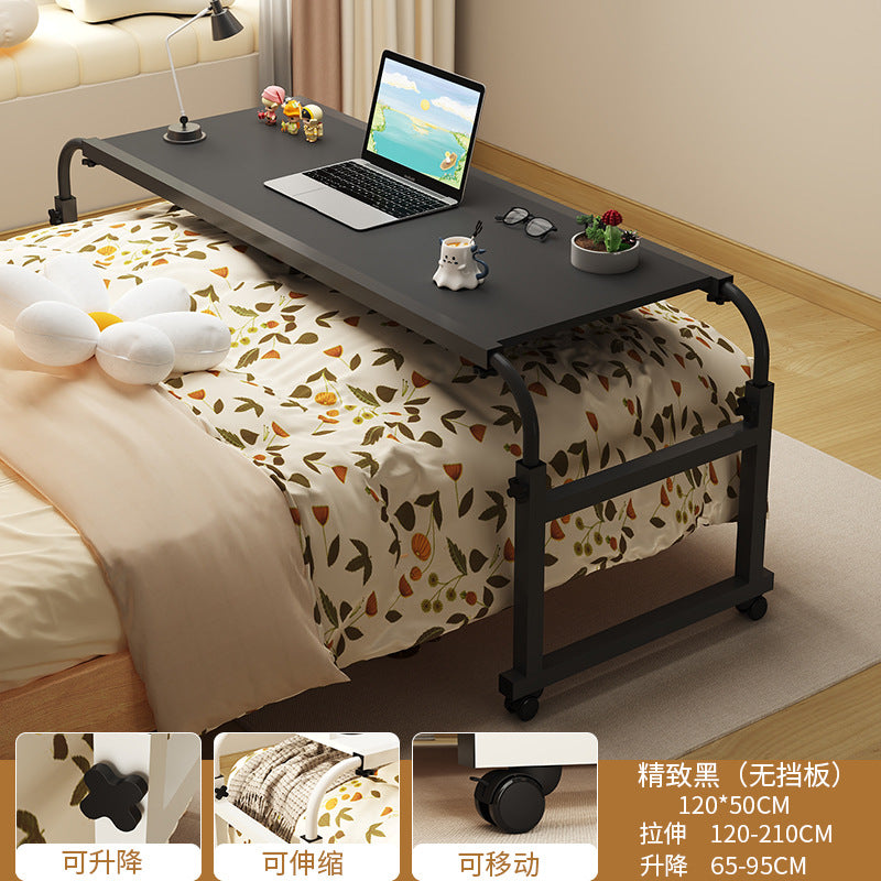 Trendy Cross Bed Table, Home Bed Table, Movable Desk, Computer Desk, Bedroom Bedside Small Table, Lazy Lifting Bed