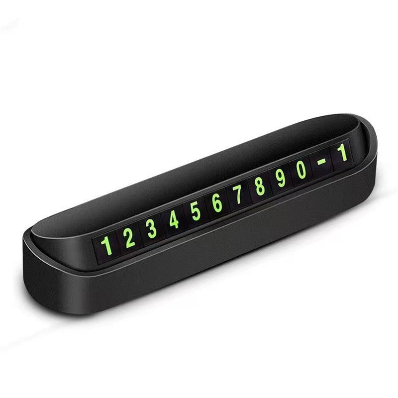 Temporary parking, mobile phone, mobile phone number plate decoration, car moving license plate, car accessories, decoration, car interior