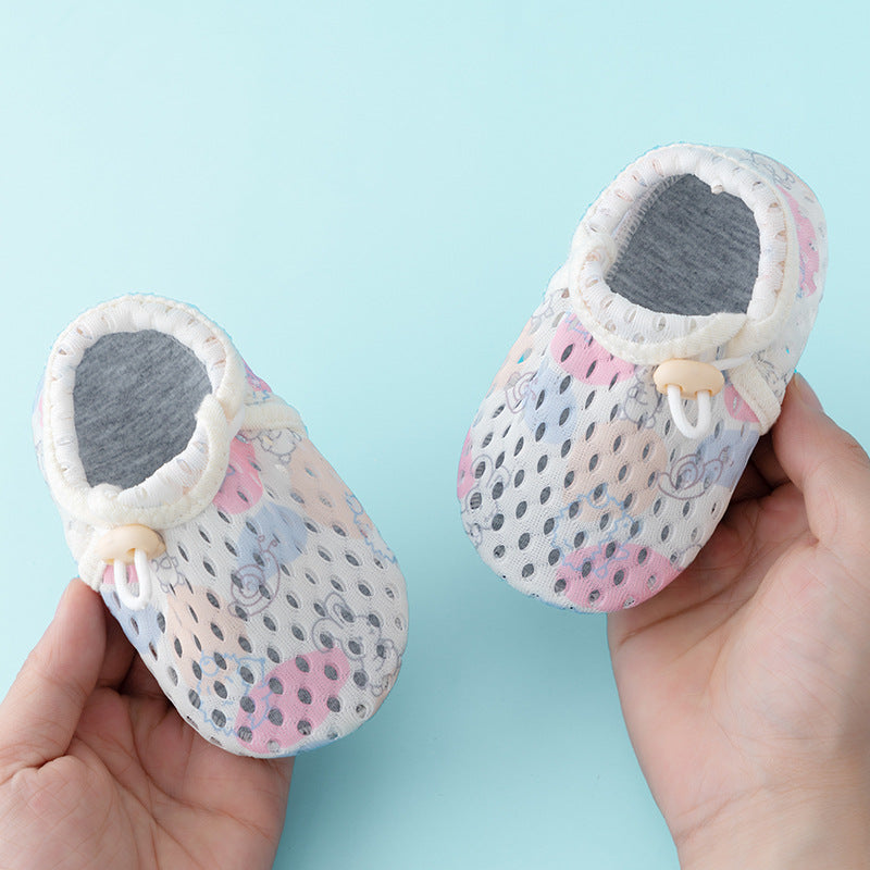 Children's floor shoes, baby summer thin indoor home non-slip cool toddler socks, baby mesh shoes socks