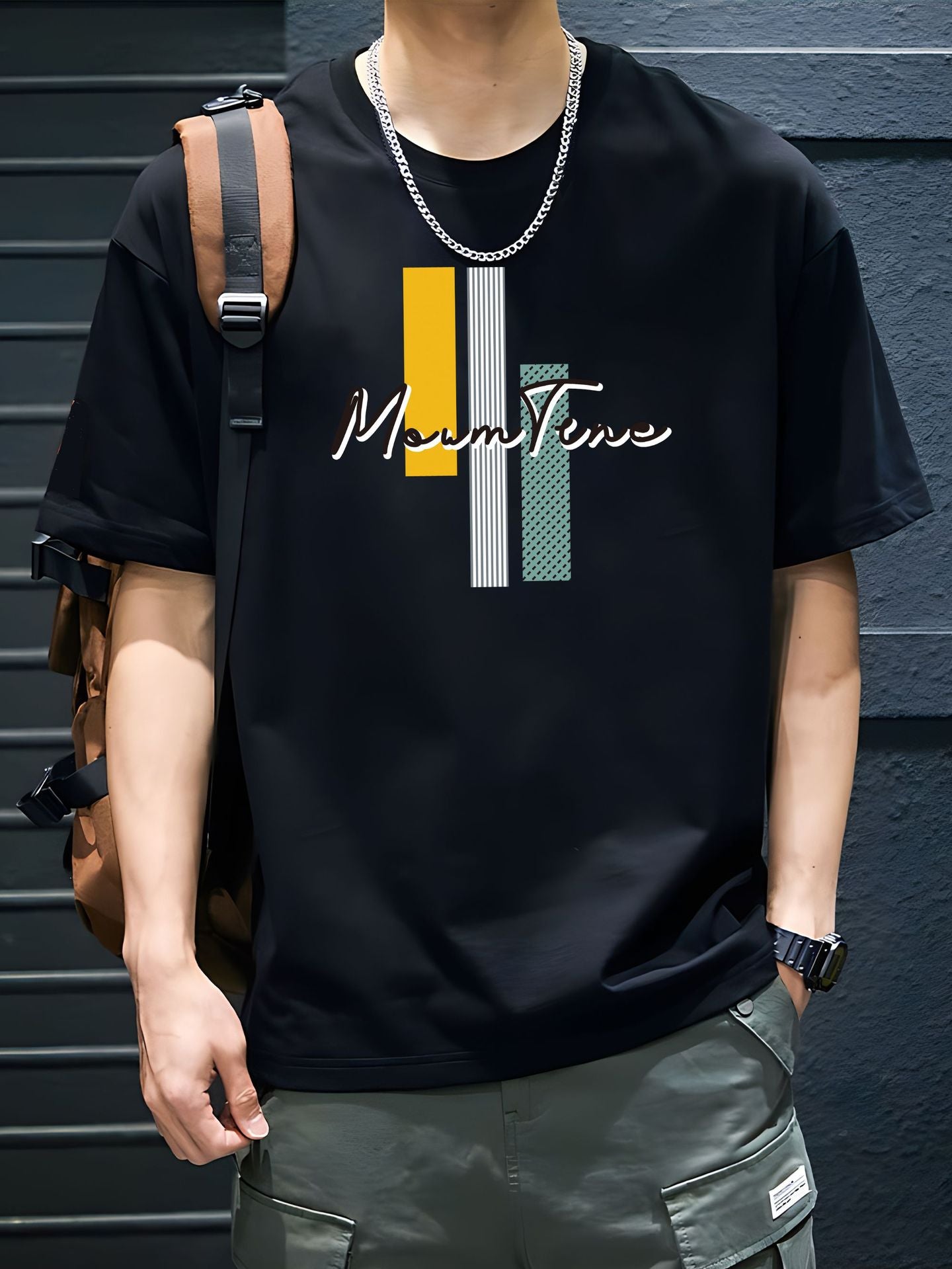 Xinjiang cotton short-sleeved T-shirt, men's loose round neck, street tide, pure cotton, fashionable, versatile, summer fashion, men's clothing e-commerce hit