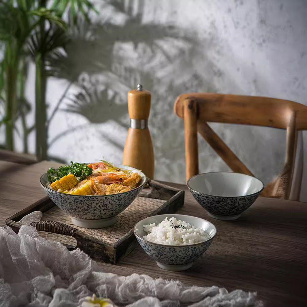 8.5 inch hat bowl, commercial ramen bowl, noodle bowl for noodle restaurant, large capacity ceramic bowl, vermicelli noodle soup bowl