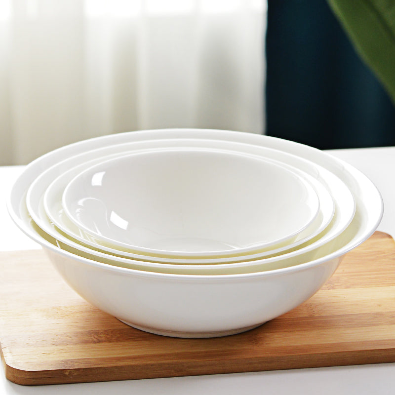 White noodle bowl