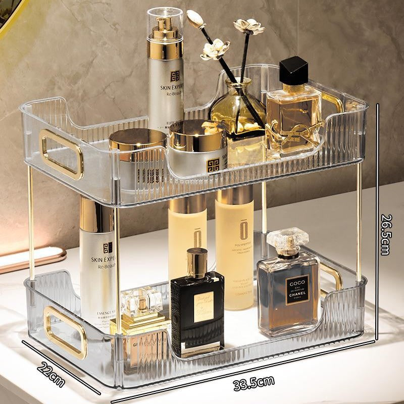 Light luxury washstand, cosmetics shelf, toilet, washroom, washroom, countertop, bathroom, dressing table, storage box