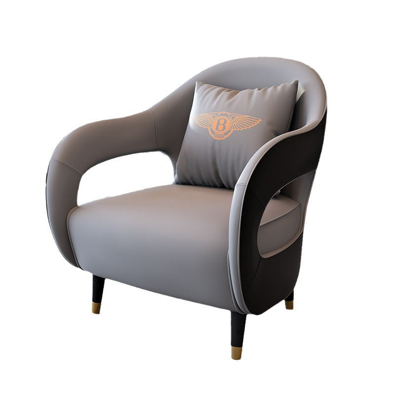 office sofa: negotiation sofa, light luxury, beauty salon, hotel lobby, business single sofa, lounge area, reception sofa