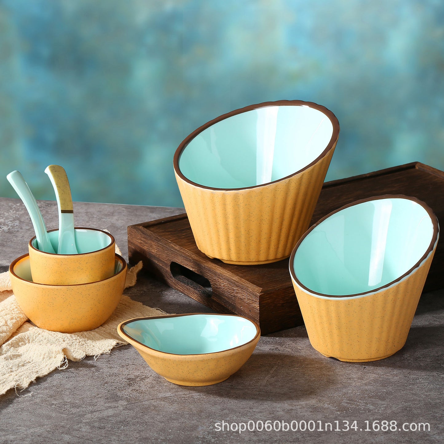 Melamine tableware, special dish plate, hot pot plate, fried skewer plate, fall-resistant commercial plate, snack plate, barbecue restaurant special plate