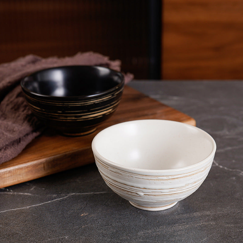 Japanese Ceramic Vintage Single Rice Bowl Donburi Bowl Tableware Fakai Bowl Ramen Bowl Soup Bowl Home Restaurant Small Rice Bowl