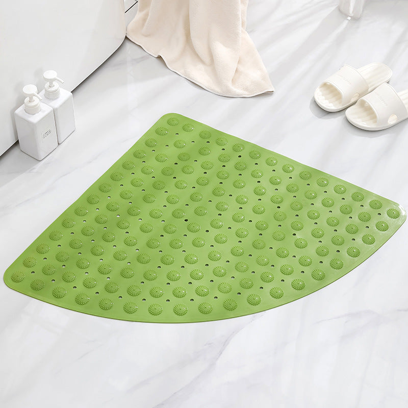 Fan-shaped shower room mat bathroom anti-skid bath bath mats hotel bathroom toilet mat bath mat