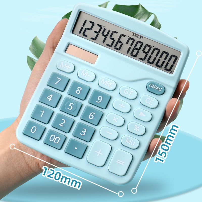 Double power supply calculator solar office accounting special calculator student small portable computer