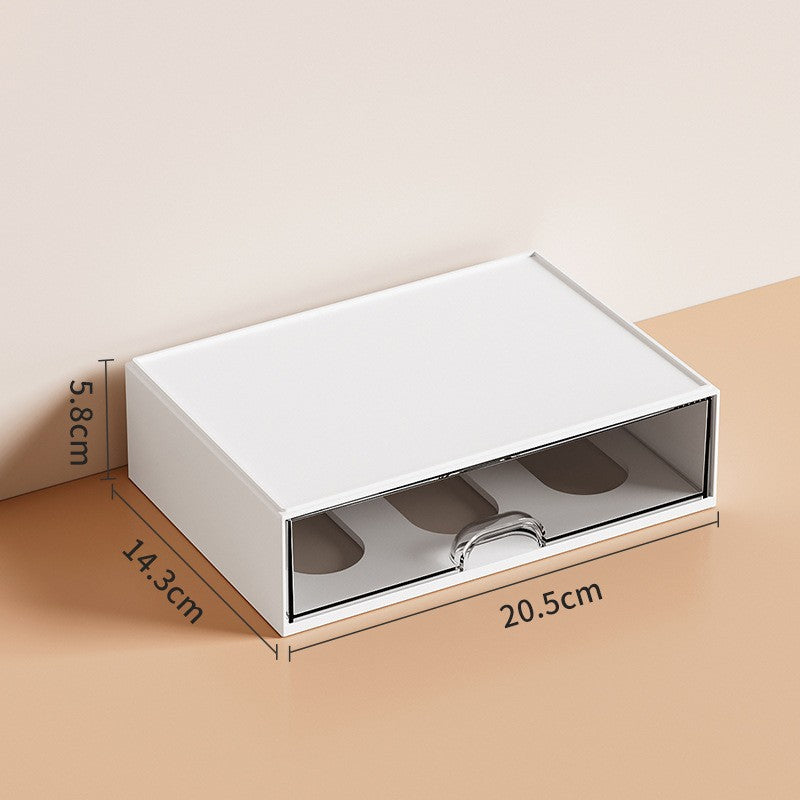 Desk drawer storage box, cosmetics shelf, desk desk, stationery, workstation artifact, dresser, storage box