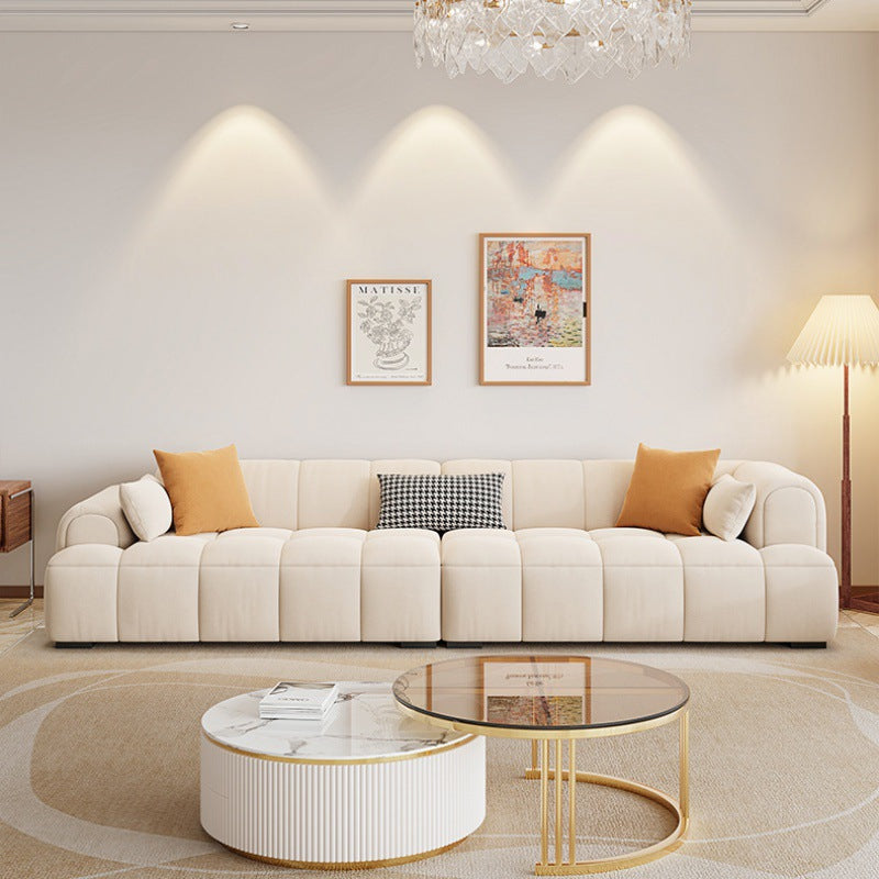 Italian minimalist fabric sofa