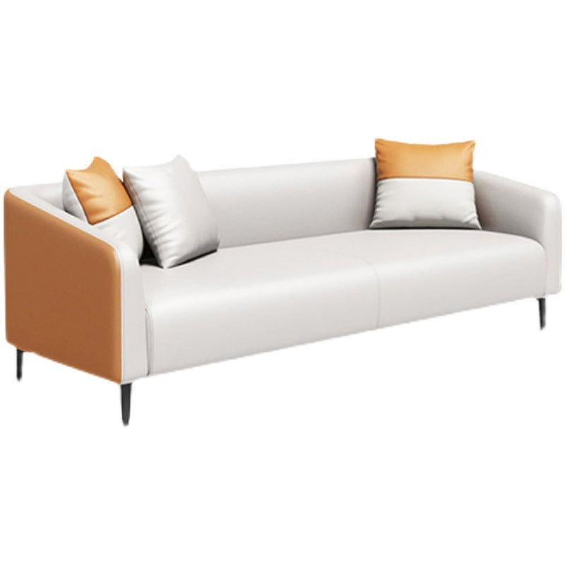 Office sofa simple modern coffee table combination set reception room reception room for three or two people office sofa