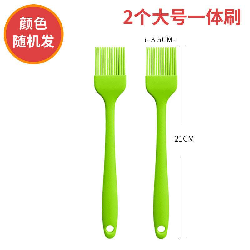 Silicone integrated oil brush