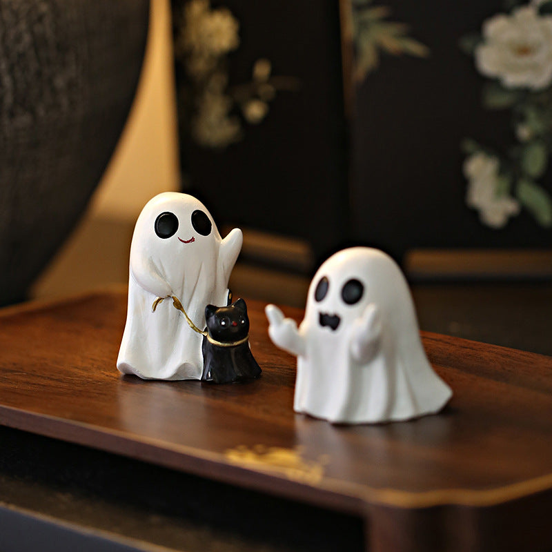 Creative ghost handicraft ornaments high-end niche home desktop workstation decoration birthday gifts