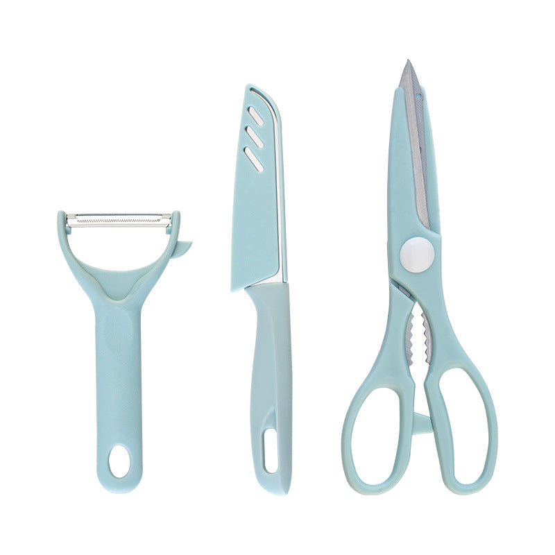 Home cutting board, slicing knife, kitchen knife set, dormitory cutting board, full set, combination gift, cutting board, fruit cutting board