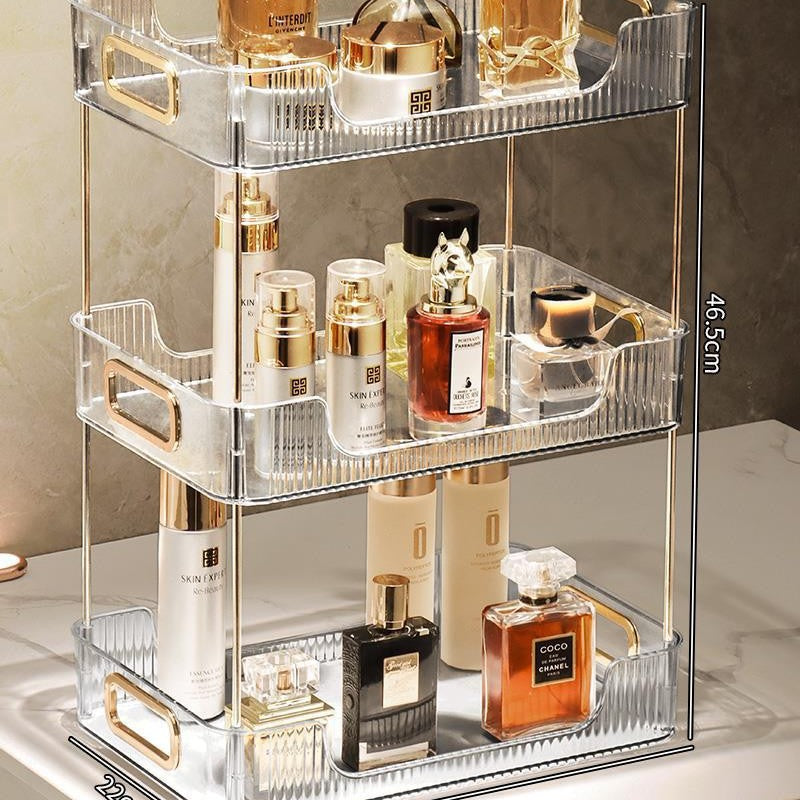 Light luxury washstand, cosmetics shelf, toilet, washroom, washroom, countertop, bathroom, dressing table, storage box