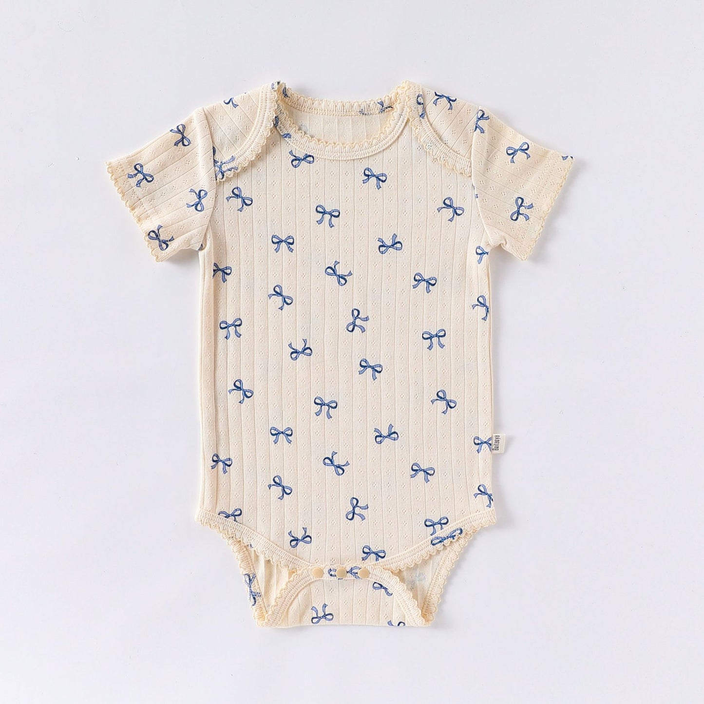 Baby bag fart clothes summer cotton class A newborn clothes for men and women baby envelope collar Ha clothes crawling clothes