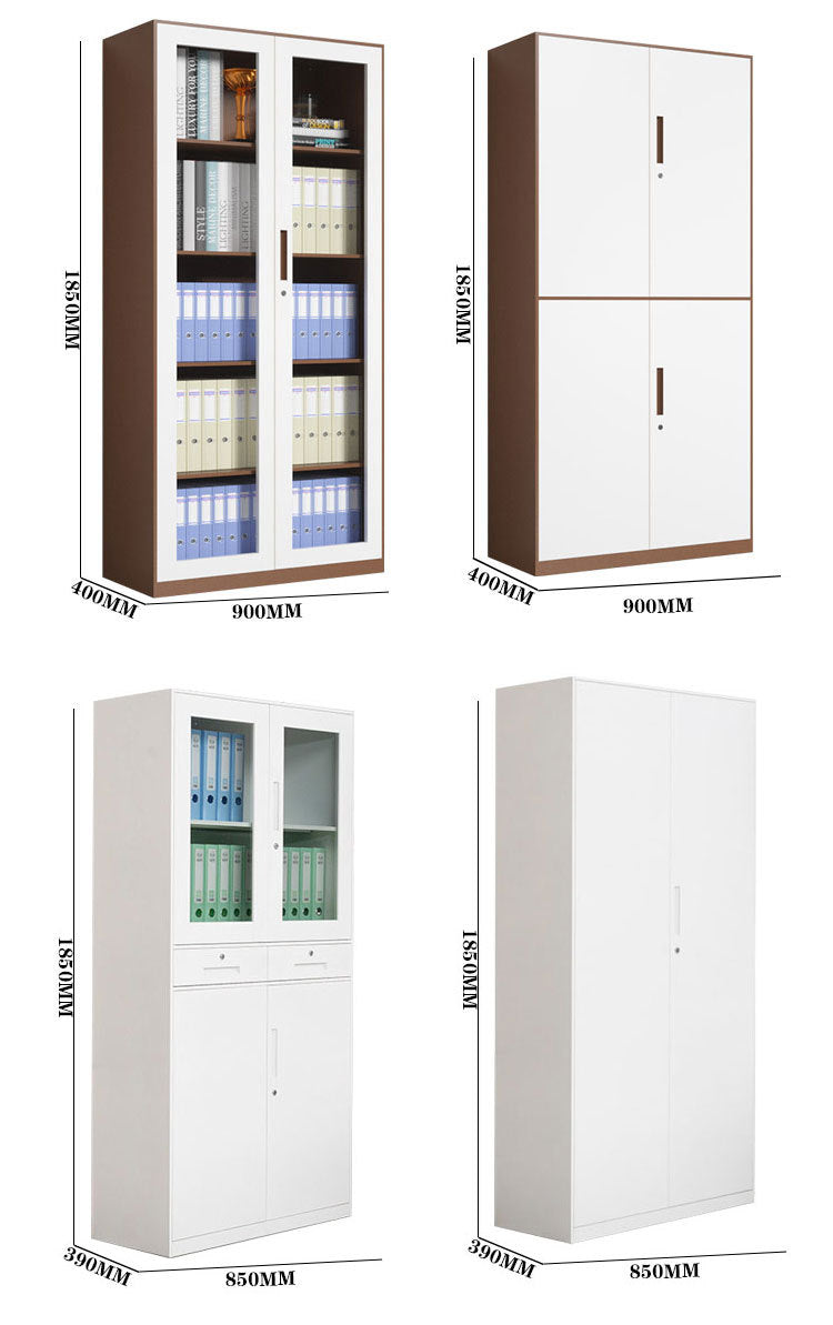 Narrow-sided color filing cabinet Office information financial voucher cabinet Disassembly and assembly of iron filing cabinet manufacturers wholesale