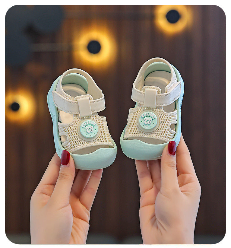 Toddler shoes girls' baby sandals summer baby shoes boys' soft-soled sandals are non-slip and wear-resistant