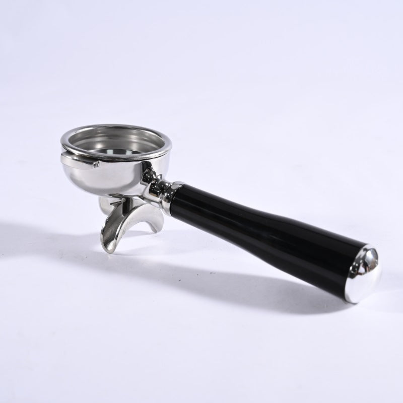Stainless Steel Amphora 58mm Handle Double Spout Split E61 Universal Solid Wood Espresso Machine Handle