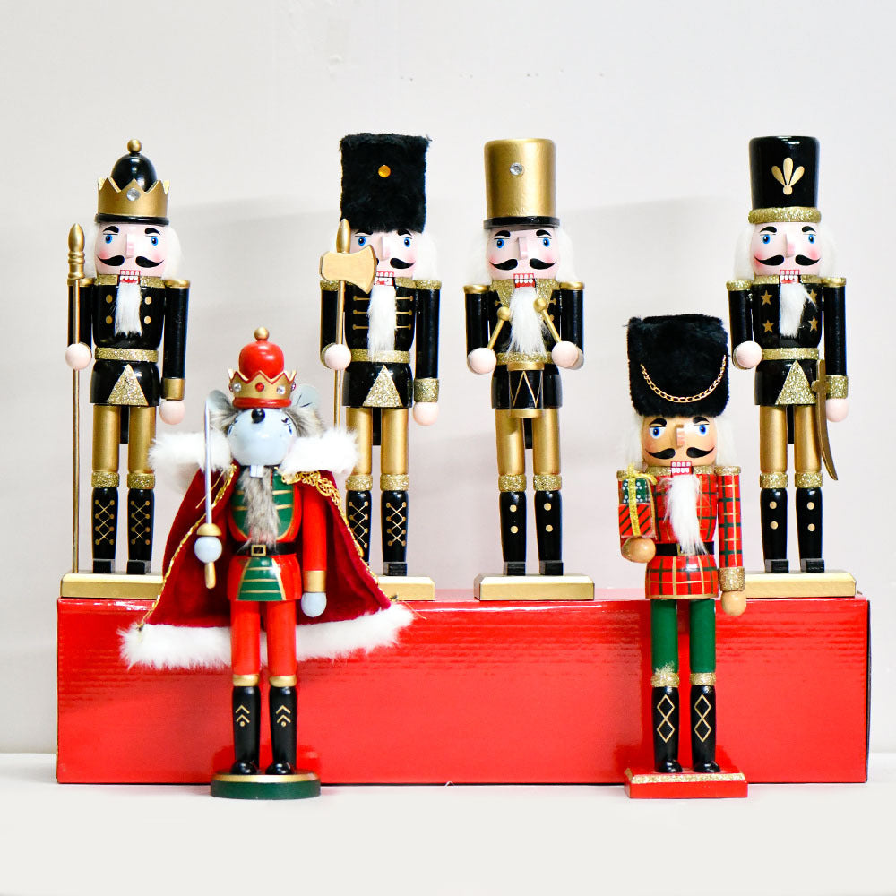 12inch new 30CM nutcracker Christmas ornament ornament tabletop Christmas walnut soldier manufacturer
