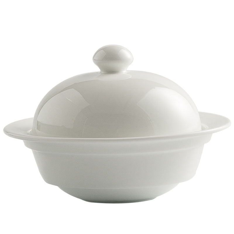 Ceramic stewed cup, bird's nest stew cup, home steamed egg bowl, Chinese soup cup, hotel restaurant, Shaxian pure white commercial cup