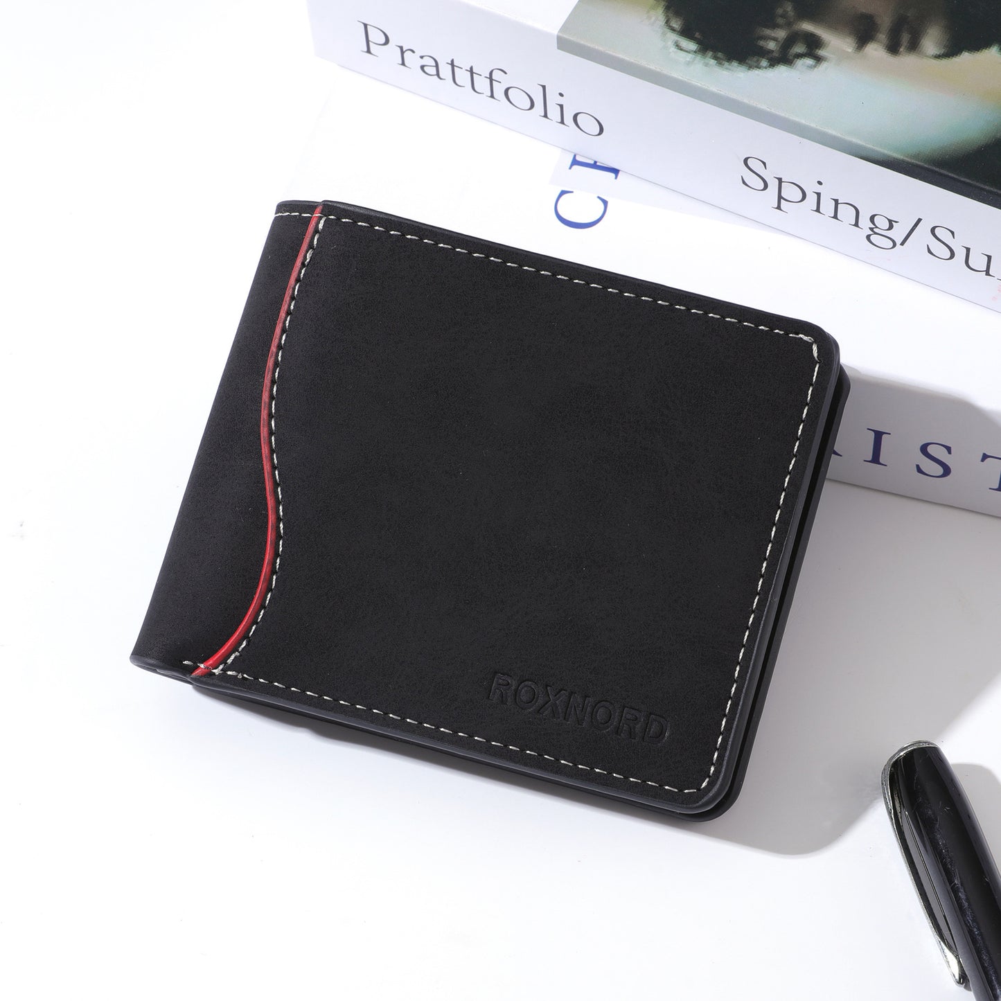 Wallet men's high-end large capacity multi-card wallet men men's PU wallet short wallet wallet men