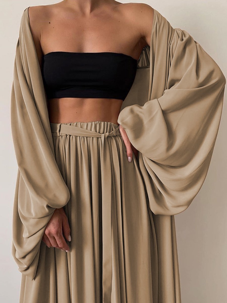 Cross-border Amazon fashion new European and American women's spring and summer sexy jacket 3-piece set