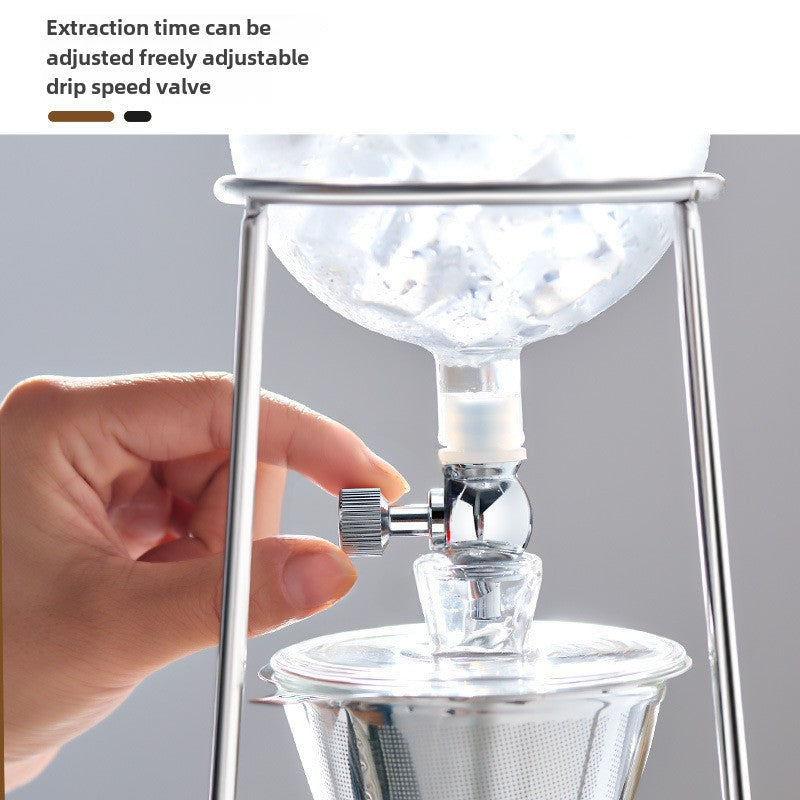 Tianxi cold extraction pot household drip type hand-brewed coffee cold extraction tea drip pot coffee appliance set ice drip coffee pot