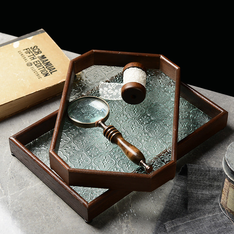 Glass tray