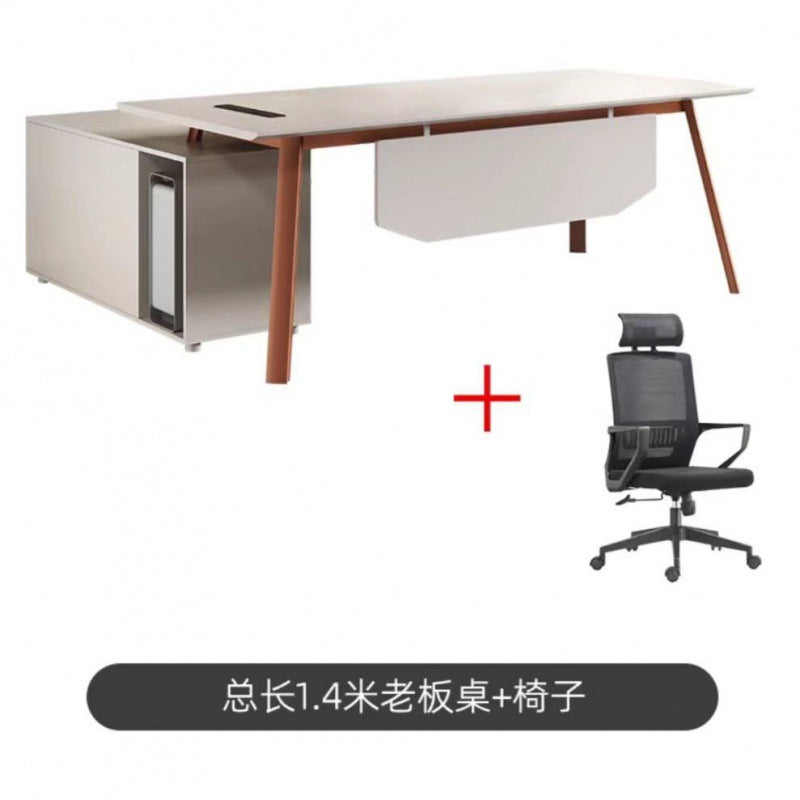 N8 Desk Simple Modern Manager Office Furniture Desk Single Computer Desk Boss Desk Chair Supervisor