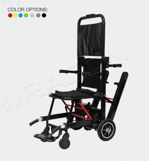 Aluminum alloy crawler up and down stairs climbing wheelchair single controllable export best-selling model