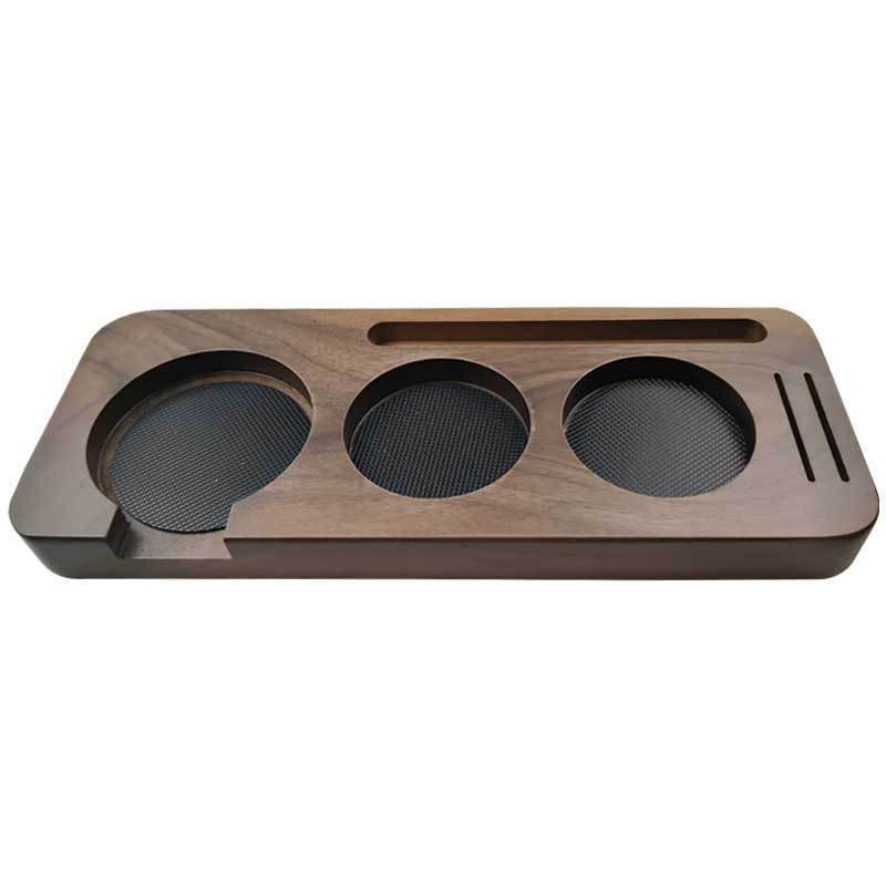 Coffee press seat, coffee machine handle, supporting utensils, storage walnut filler seat, handle support frame, powder hammer