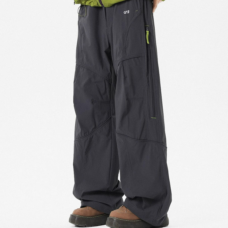 American-style outdoor assault cargo pants men's spring quick-drying waterproof water-repellent hiking pants functional side-chain sports casual pants