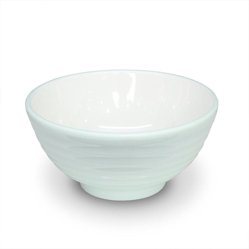 Melamine two-color rice bowl Japanese melamine porridge bowl Hot pot fast food 4.5 inch small bowl children's steamed vegetable bowl